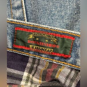 Vintage Roughshod Flannel Lined Jeans, Size 44X32